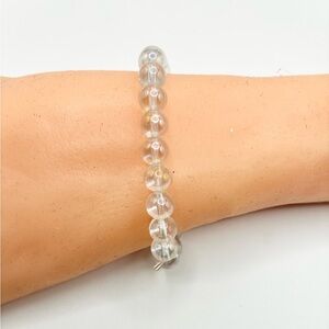 Clear Beaded Bracelet